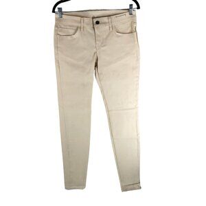 Kill City Womens Skinny Jeans Beige Goth Punk Rock Size 27
